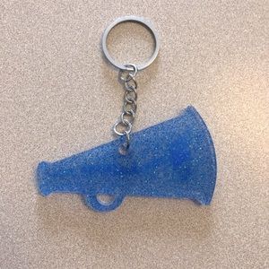 Handmade Cheer Cone Keychain